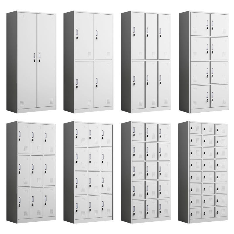 15 Tür Metallroppboards Steel Fitnessstudio Locker Kleidung Aufbewahrungsschrank billige Schließfächer Fitnessstudio