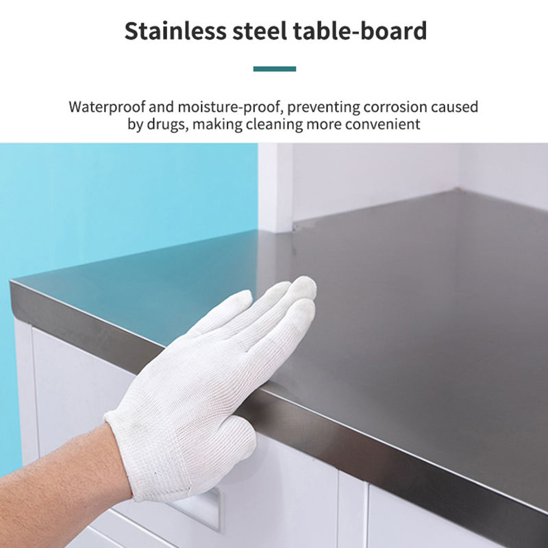 High-End-türlose westliche Medizinschrank mit Edelstahloberfläche, Arztkabine mit mehreren Szenen