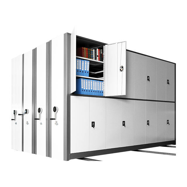 Movable Racks Aufbewahrung Mobile Regale Metallstahl kompakte Regale
