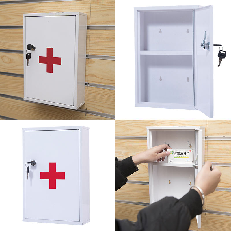 Großhandel Medical Kit Medicine Stahl Metall Erste Hilfe Behälter Schrankbox Mini Krankenhaus Spezielle Medizin Box