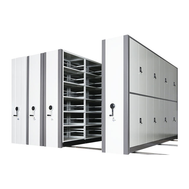 Movable Racks Aufbewahrung Mobile Regale Metallstahl kompakte Regale
