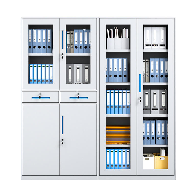 Vollhöhe Office -Metallschrank mit 2 Schubladen, Stahllagerschrank